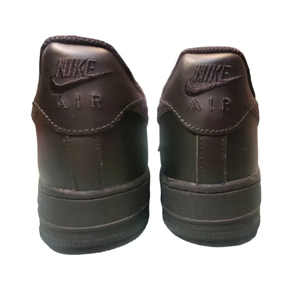 Nike Air Force 1 Low Triple Black Shoes Sneakers AF1 Men's Size 10.5 NO BOX - Picture 3 of 9